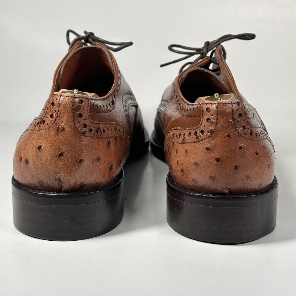 Cerruti Brown Mens Italian Leather Oxford Dress Shoes/ Made in Italy/ 44 - 11 - Picture 11 of 16
